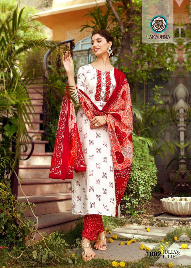 Aradhna Jully And Juliet 1 New Exclusive Wear Designer Ready Made Suit Collection